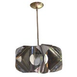 Chromed Sculptural Chandelier