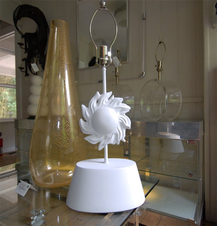 Pair of Sun Flower Lamps