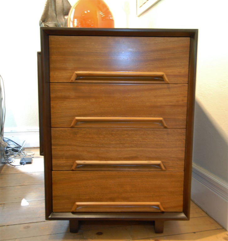 Pair of Contemporary 4 Drawer Nightstands
