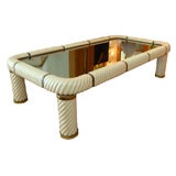 Ceramic "Rope Twist" Coffee Table