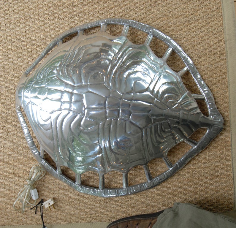 Arthur Court Sand cast Aluminum Faux Tortoise Shell Sconce