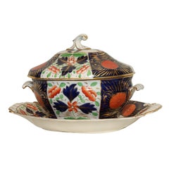 An English Imari Tureen