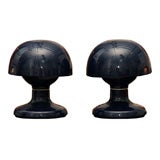 Pair of Tobia Scarpa Navy Blue Lamps