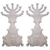 Pair Huge Vintage Mermaid Wall Sconces