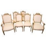 French LXVI Set of 6 Chairs