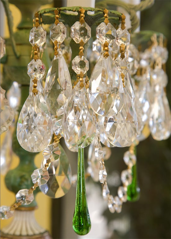 Crystal Seahorse Cherub Candelabra Lamp 4