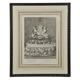 French Engraving from "The Fountains of Versailles"