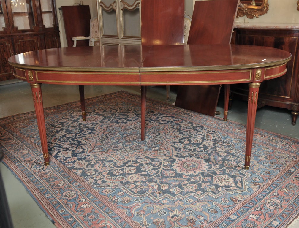 Stamped Jansen Mahognay Dining Table 3