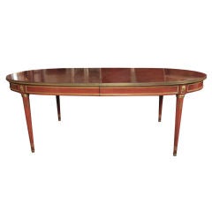 Stamped Jansen Mahognay Dining Table