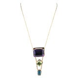 14kt. Pin Pendant Necklace