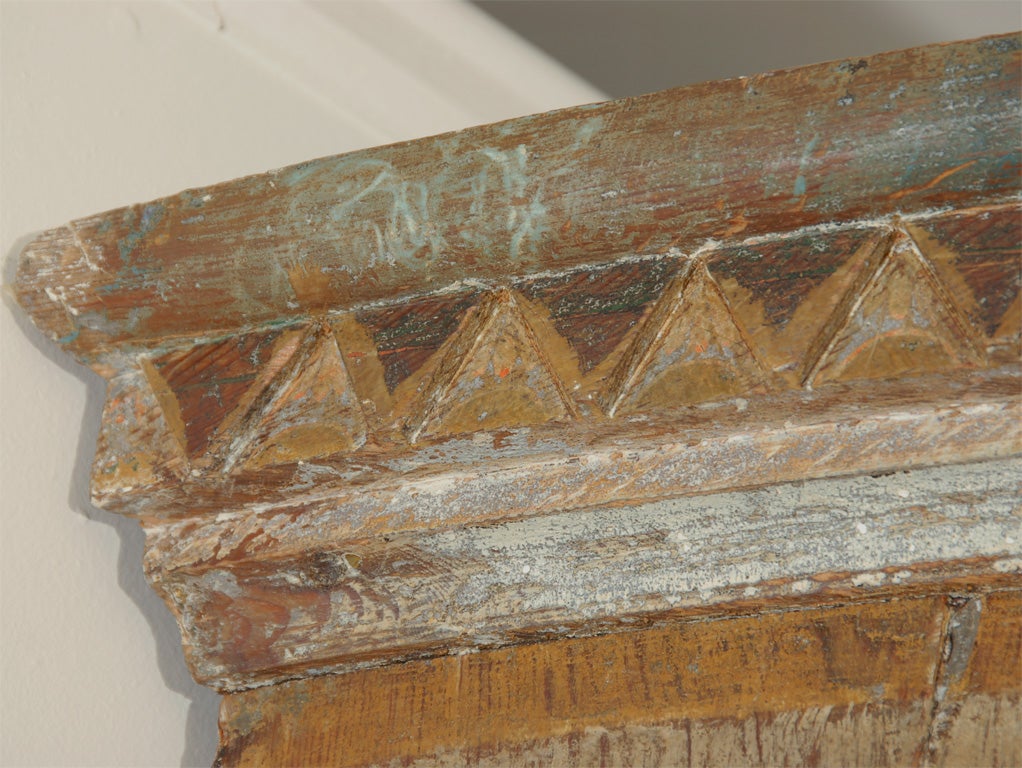 18th C. Swedish corner cabinet