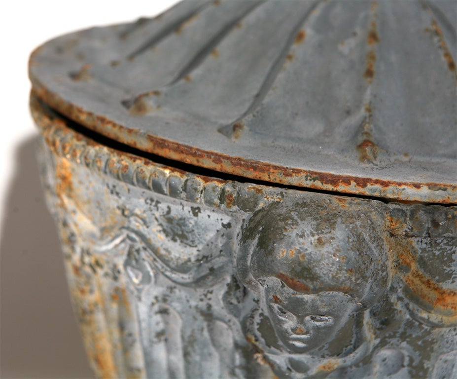 Regency Style Garden Urns with Lids 5
