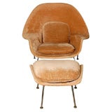 Vintage Eero Saarinen womb chair and ottoman   for Knoll