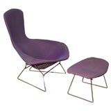 Harry Bertoia bird chair and ottoman by Knoll