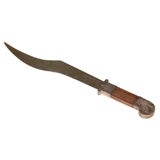 Large Hector Aguilar sterling silver knife and rosewood
