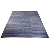 EARLY 20THC AMISH RAG RUG/ROOM SIZE