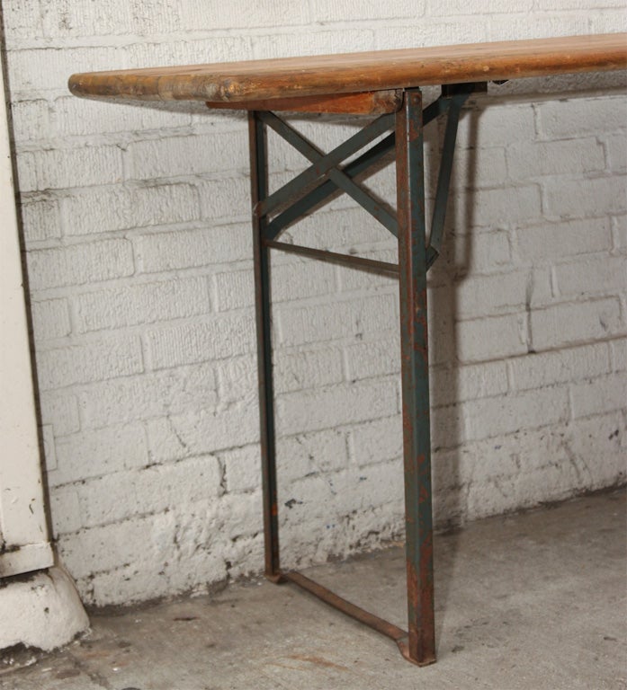 20th Century Traditional 3 Piece German Biergarten Table (table only)