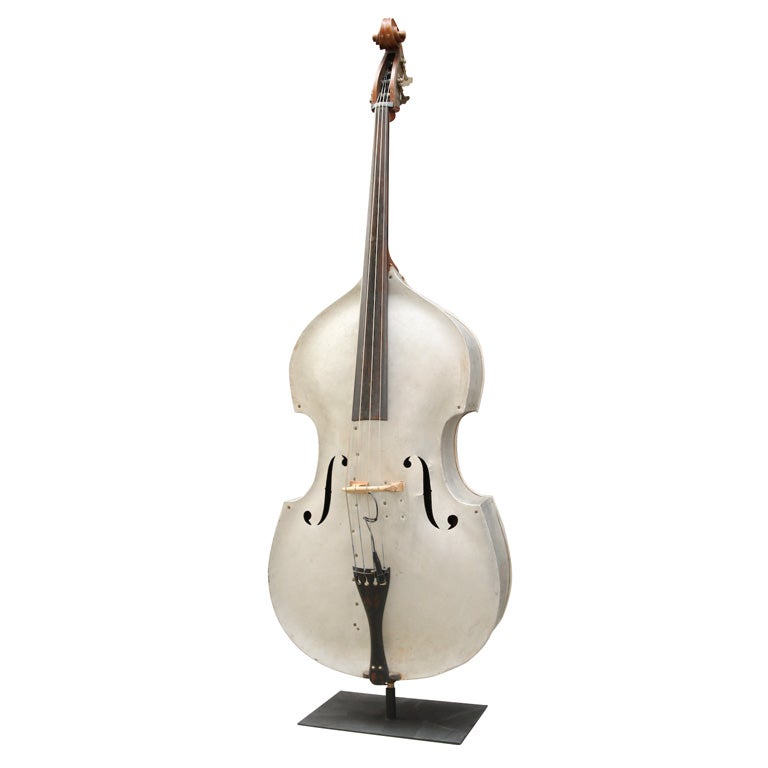 Cool and Unusual Aluminum Stand up Bass