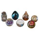 Vintage one-of-a-kind Caithness glass paperweights