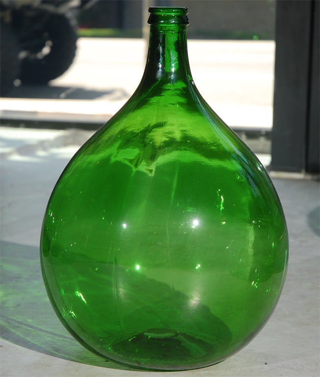 Green Glass Demijohns