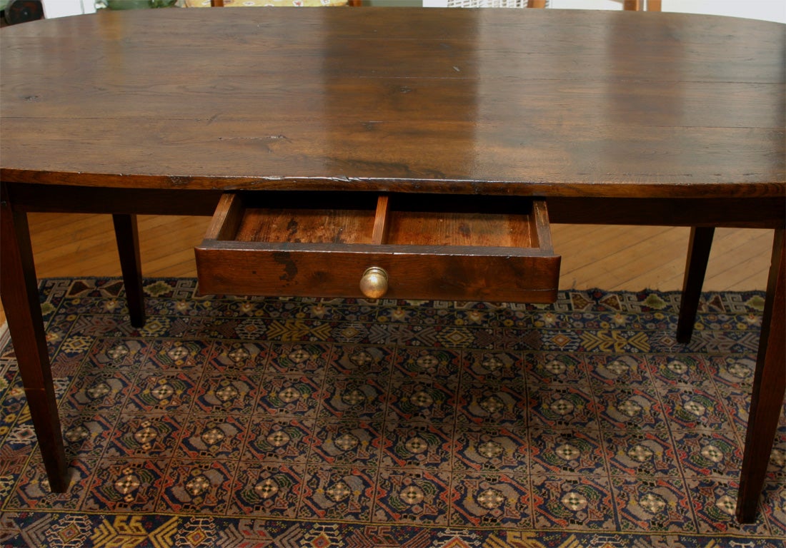 French oval dining table