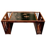 Bamboo and Lacquer Bed Tray