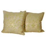 Pair of Authentic Fortuny Pillows