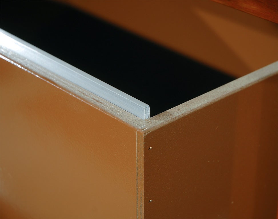 Herman Miller-Inspired Custom Wood Credenza With File Cabinets 4