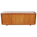 Herman Miller-Inspired Custom Wood Credenza With File Cabinets