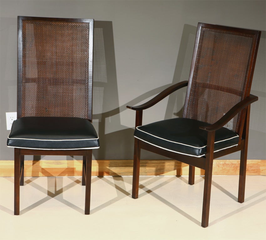 American Set of 6 Dining Chairs By Directional