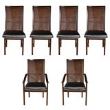 Retro Set of 6 Dining Chairs By Directional