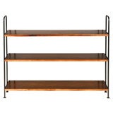 Luther Conover Walnut & Iron Bookshelf