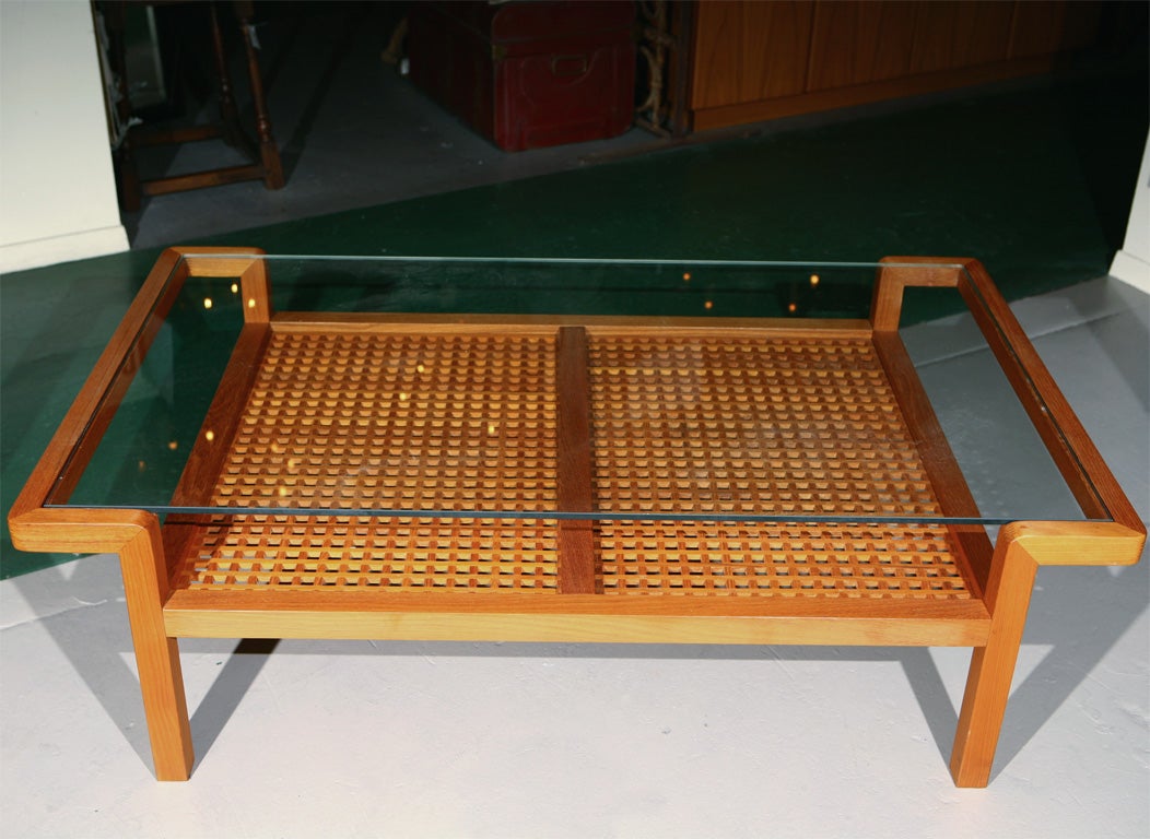 Two Tiered Teak Coffee Table