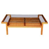Two Tiered Teak Coffee Table