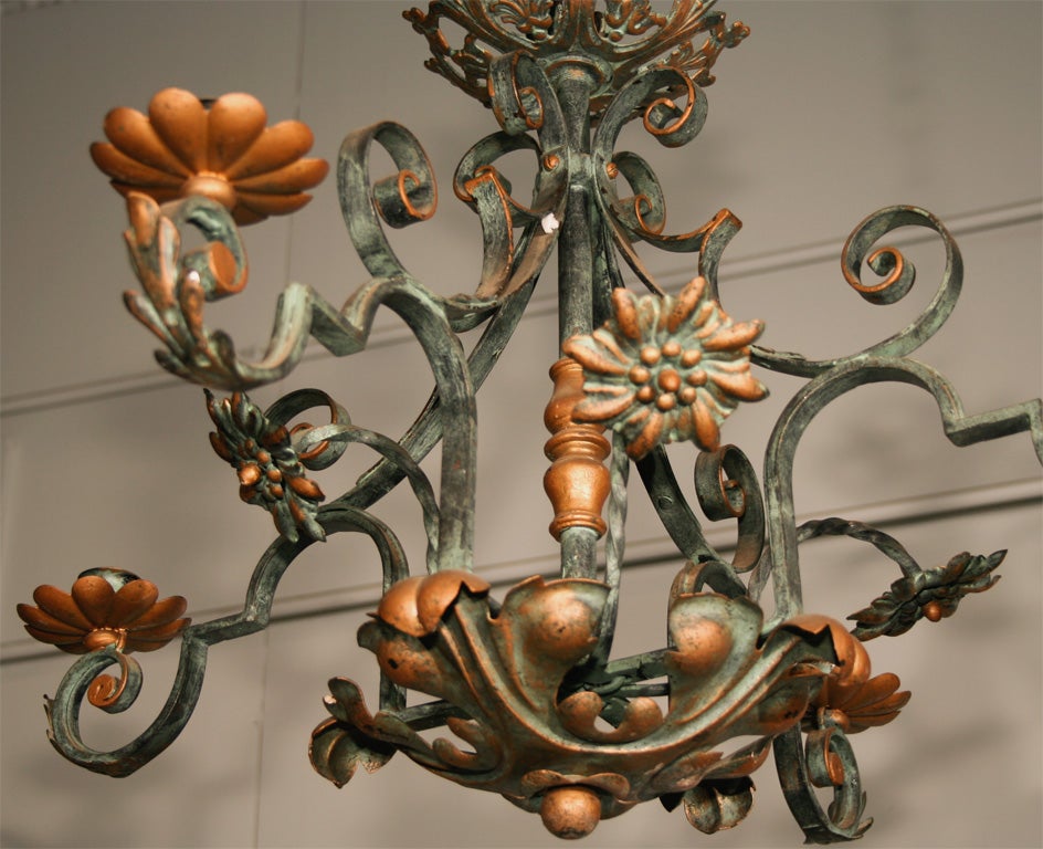 Forged Iron Chandelier