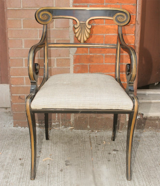 Pair of regency Style Armchairs