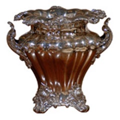 19th Century French Silver Plated Champagne Bucket, circa 1880 11