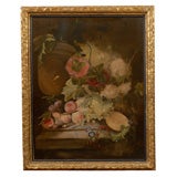 Early 18th Century Dutch Oil on Canvas- Signed- Original Frame