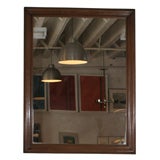 Large Antique Oak Mirror