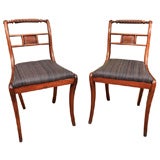 Pair of Regency Side Chairs