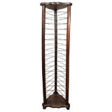 French Country Tall Corner Plate Stand