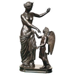 A GROUP OF VENUS AND CUPID. ITALIAN, EARLY 20th CENTURY