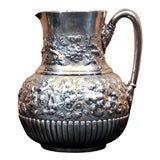 A Sterling Silver Water Pitcher By Bigelow-kennard & Co, C. 1870