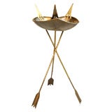 Vintage 1940's Patined Brass Champagne Stand