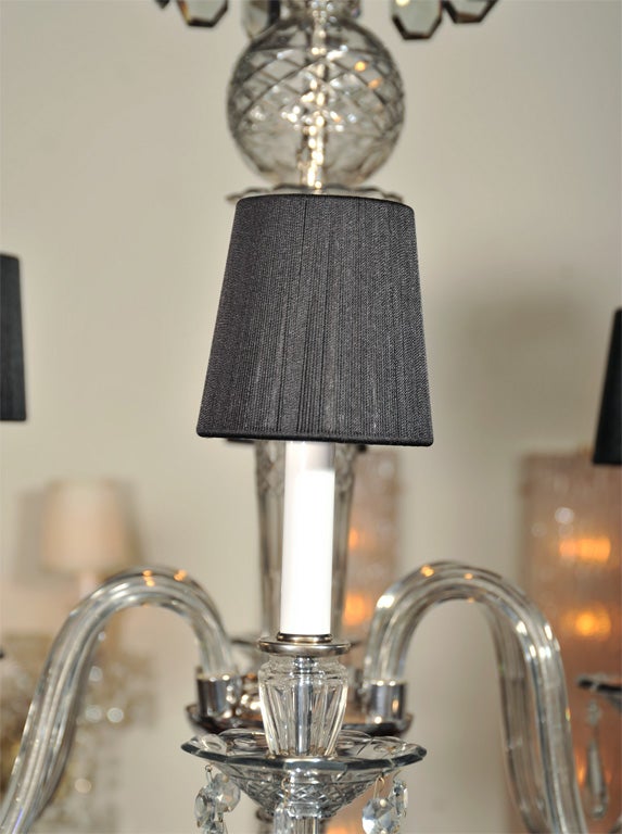 1940's Hollywood Smoked Crystal Chandelier by Waterford