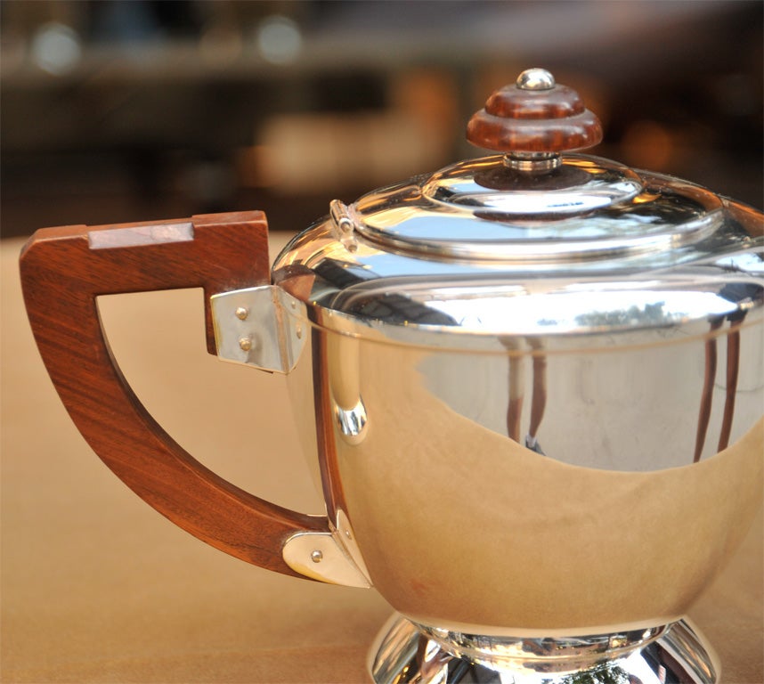 Silver Plate Art Deco Coffee/Tea Service