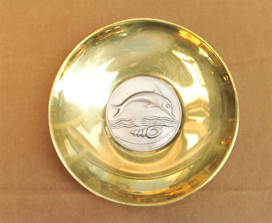 Sterling and Gilt Plate by Ilias Lalaounis In Excellent Condition In New York, NY