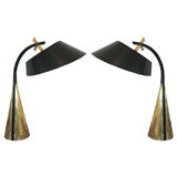 A Pair of Articulated Table Lamps