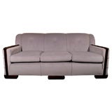 3 Seat Streamline Italian Art Deco Sofa
