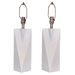 Pair of Handmade Ceramic Table Lamps by Elite Design